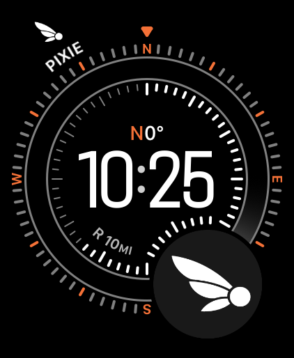Pixie complication on Apple Watch